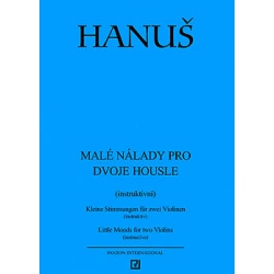 2405. J.Hanuš : Malé nálady pro dvoje housle (instruktivní skladby)