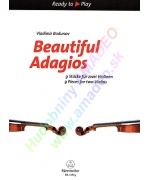 0911. V.Bodunov : Beautiful Adagios 9 Pieces for two Violins (Bärenreiter)