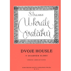 0937. J.Strauss : U krále valčíků - dvoje housle v snadném slohu