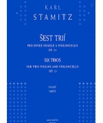 0414. K.Stamitz : Šest trií pro dvoje housle a violoncello op.21