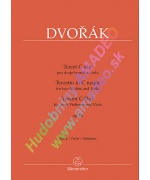 3419. A.Dvořák : Terzetto in C major for two Violins and Viola op.74,Parts (Bärenreiter)