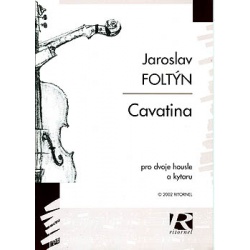 0496. J.Foltýn : Cavatina pro dvoje housle a kytaru