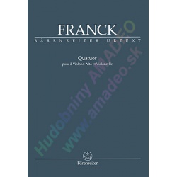 2407. C.Franck : Quatour pour 2 Violons, Alto et Violoncelle - Score & Parts (Bärenreiter)