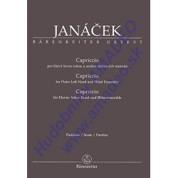 3433. L.Janáček : Capriccio for Piano Left Hand and Wind Ensemble - Score & Parts - Urtext (Bärenreiter)