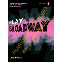 4548. J.Kember : Play Broadway - 10 Classic Showstoppers for Violin and Piano + CD (Faber)