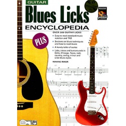 5028. W.Riker : Blues Licks Encyclopedia over 300 Guitar Licks + CD (Alfred)