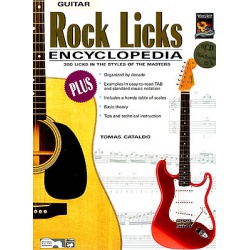 5029. T.Cataldo : Rock Licks Encyclopedia 300 Licks... + CD (Alfred)