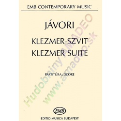 3425. F.Jávori : Klezmer Suite,for klezmer ensemble and string orchestra,score (EMB)