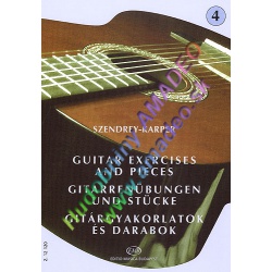 3057. L.Szendrey-Karper : Guitar Exercises and Pieces 4 (EMB)
