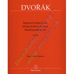 3430. A.Dvořák : String Sextet in A major op. 48, Parts (Bärenreiter)