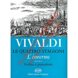 4455. A.Vivaldi : Le Quatro Stagnioni , L'inverno, op.8, No.4 (Violino, piano) (EMB)
